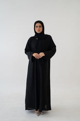 Plain Black Abaya – Premium Nida Fabric for Elegant Modesty
