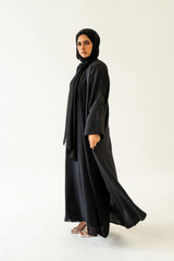 Abaya Maryam – Elegant Embroidered Abaya Set with Hijab