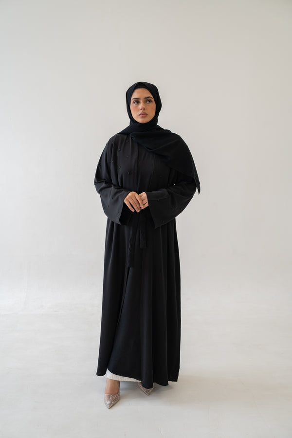 Luxury Nida Abaya Set full 4‑piece ensemble