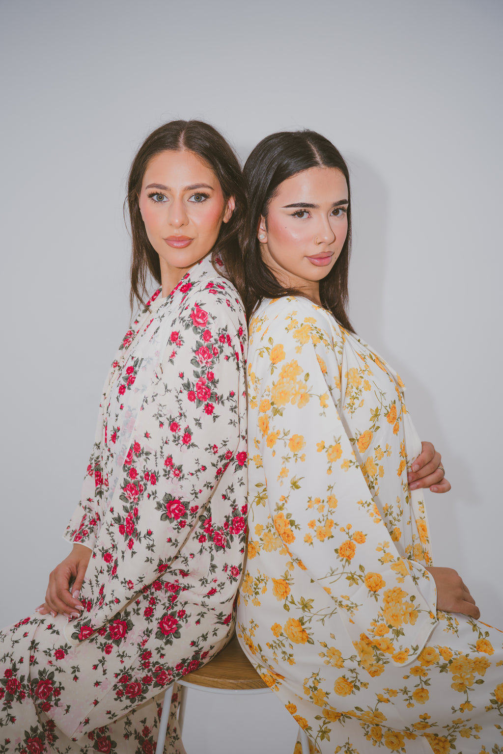 Summer Floral Chiffon Abaya | With Hijaab | Twin Threads | Modest Wear