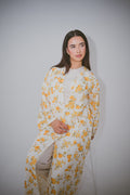 Summer Floral Chiffon Abaya | With Hijaab | Twin Threads | Modest Wear