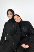 Embroidered Hand Beaded Abaya ONLY Kimono Style | Luxury Modest