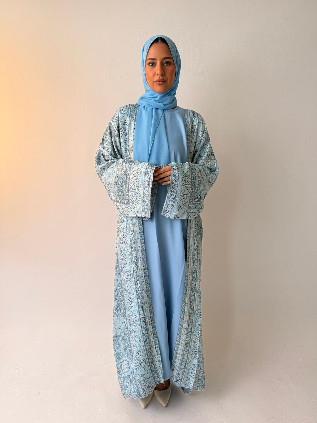 Luxury KASHMIRI PASHMINA Abaya Set